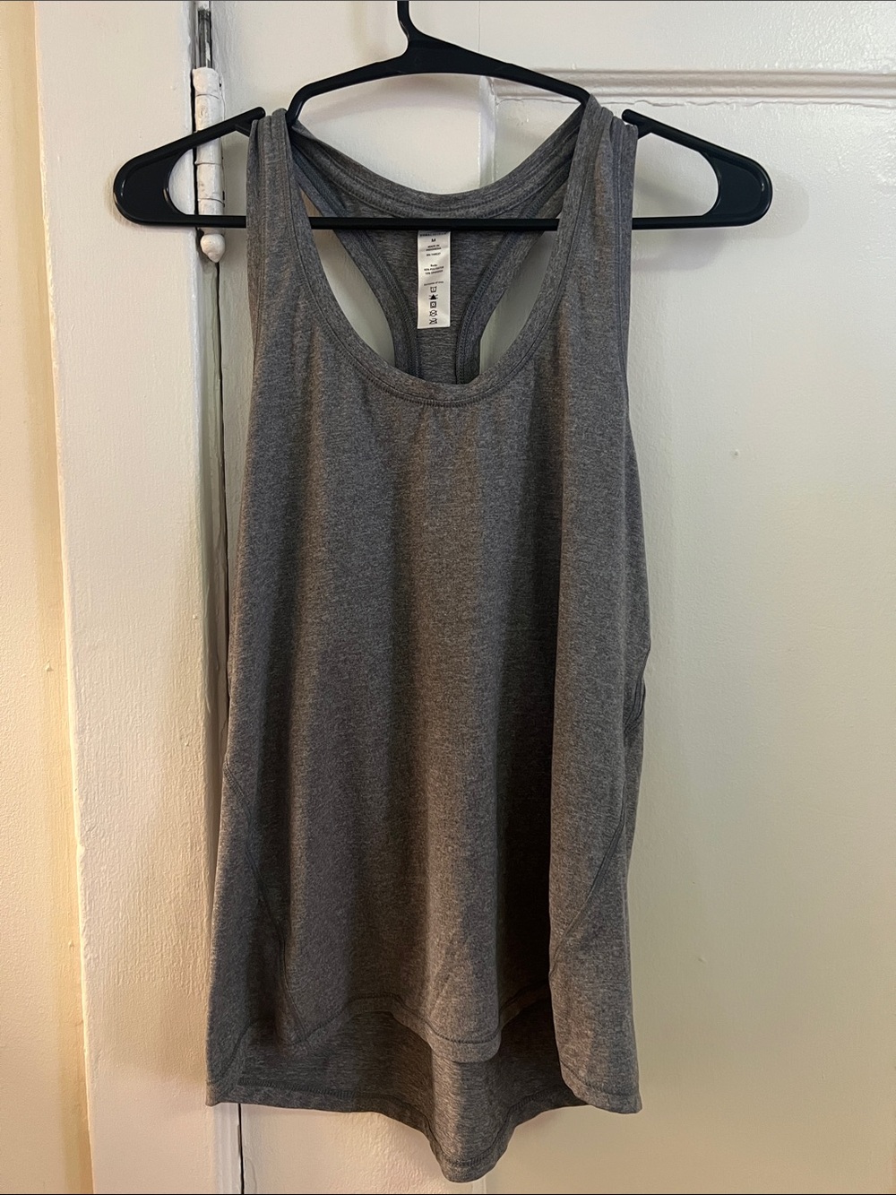 Yogalicious Gray Racerback Tank Top